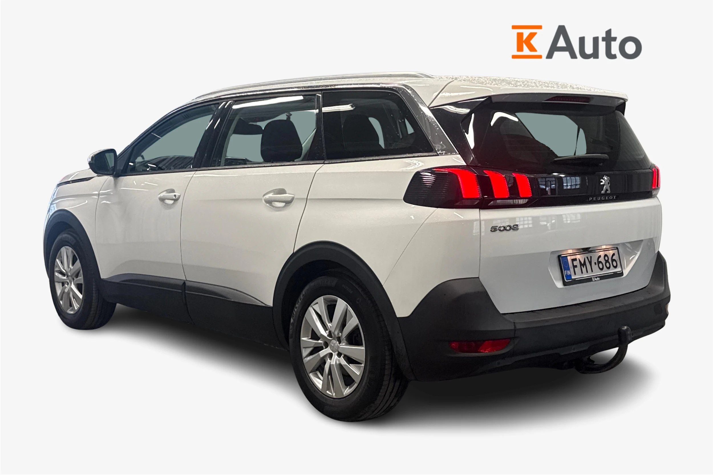valkoinen Peugeot 5008 2017 kuva 2.