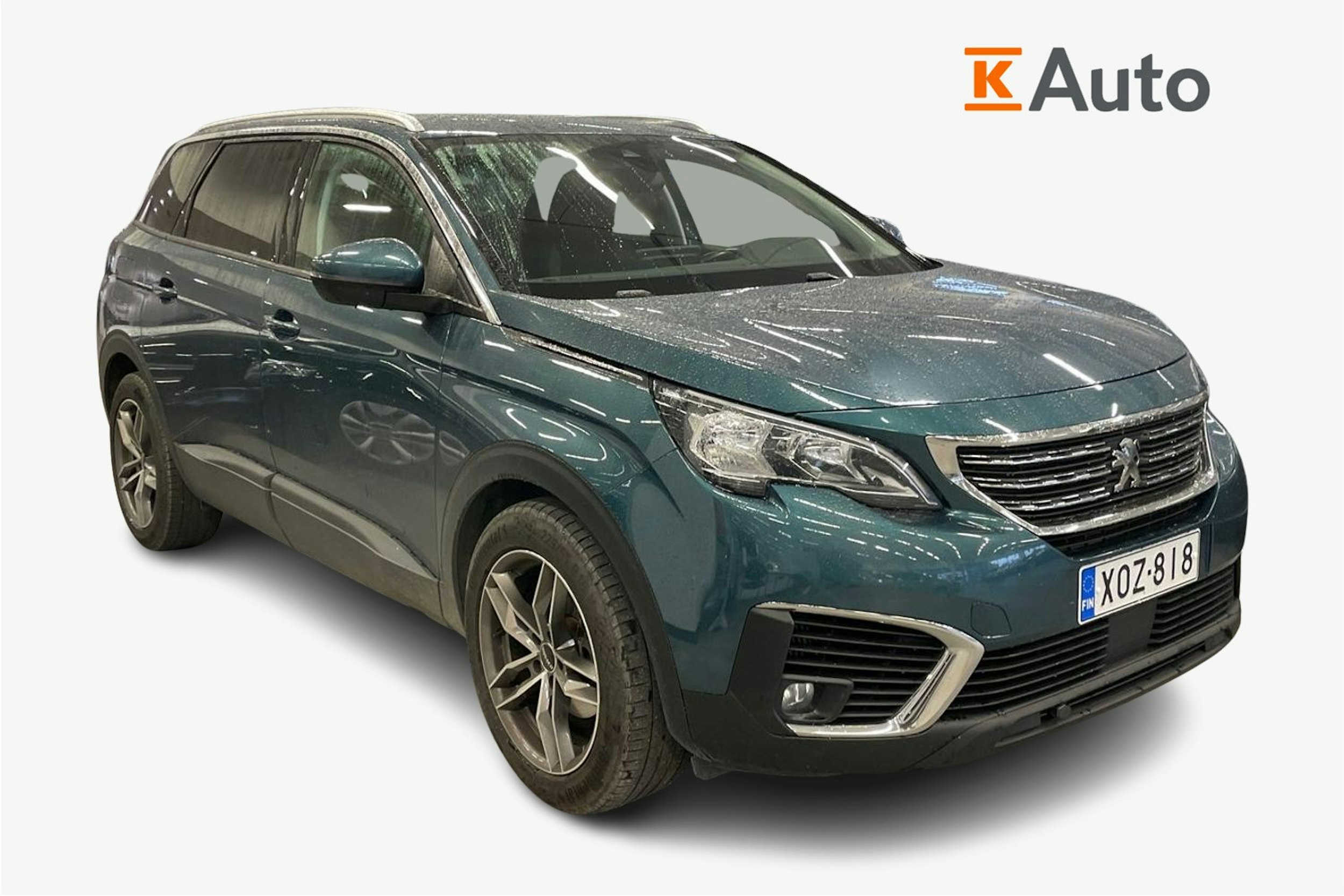 Harmaa Peugeot 5008 2018 kuva 1.