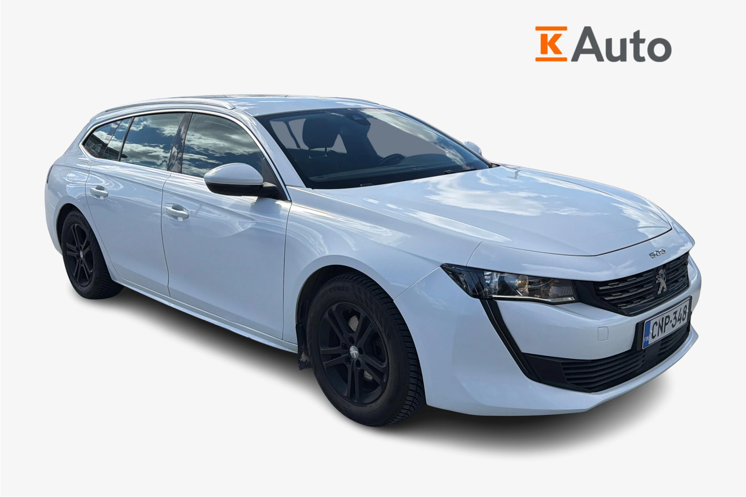 Valkoinen Peugeot 508 2019 kuva 1.
