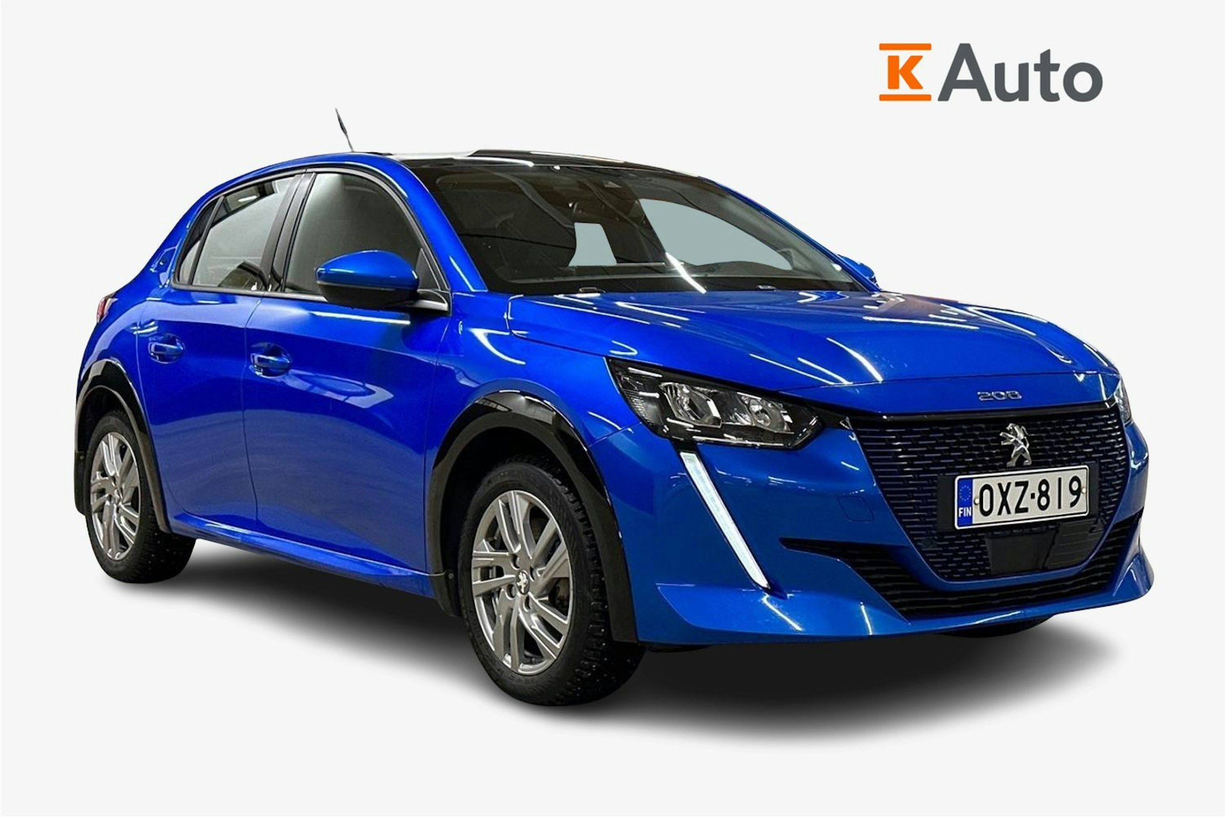 sininen Peugeot e-208 2020 kuva 1.
