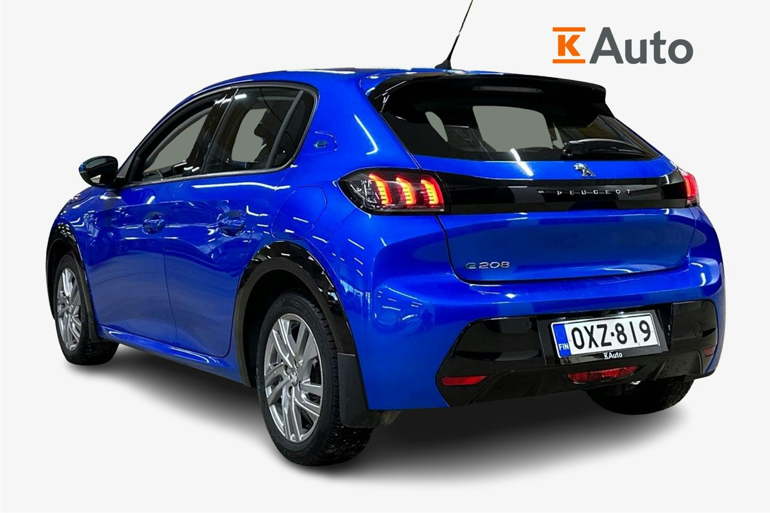 sininen Peugeot e-208 2020 kuva 2.