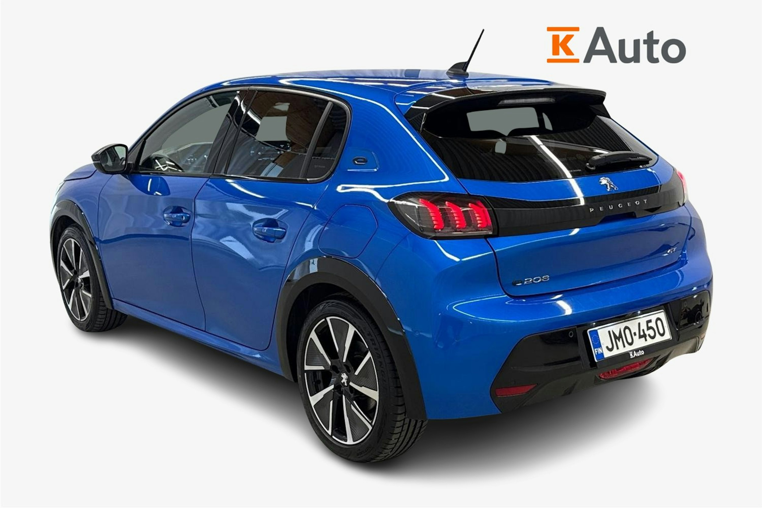 sininen Peugeot e-208 2021 kuva 2.