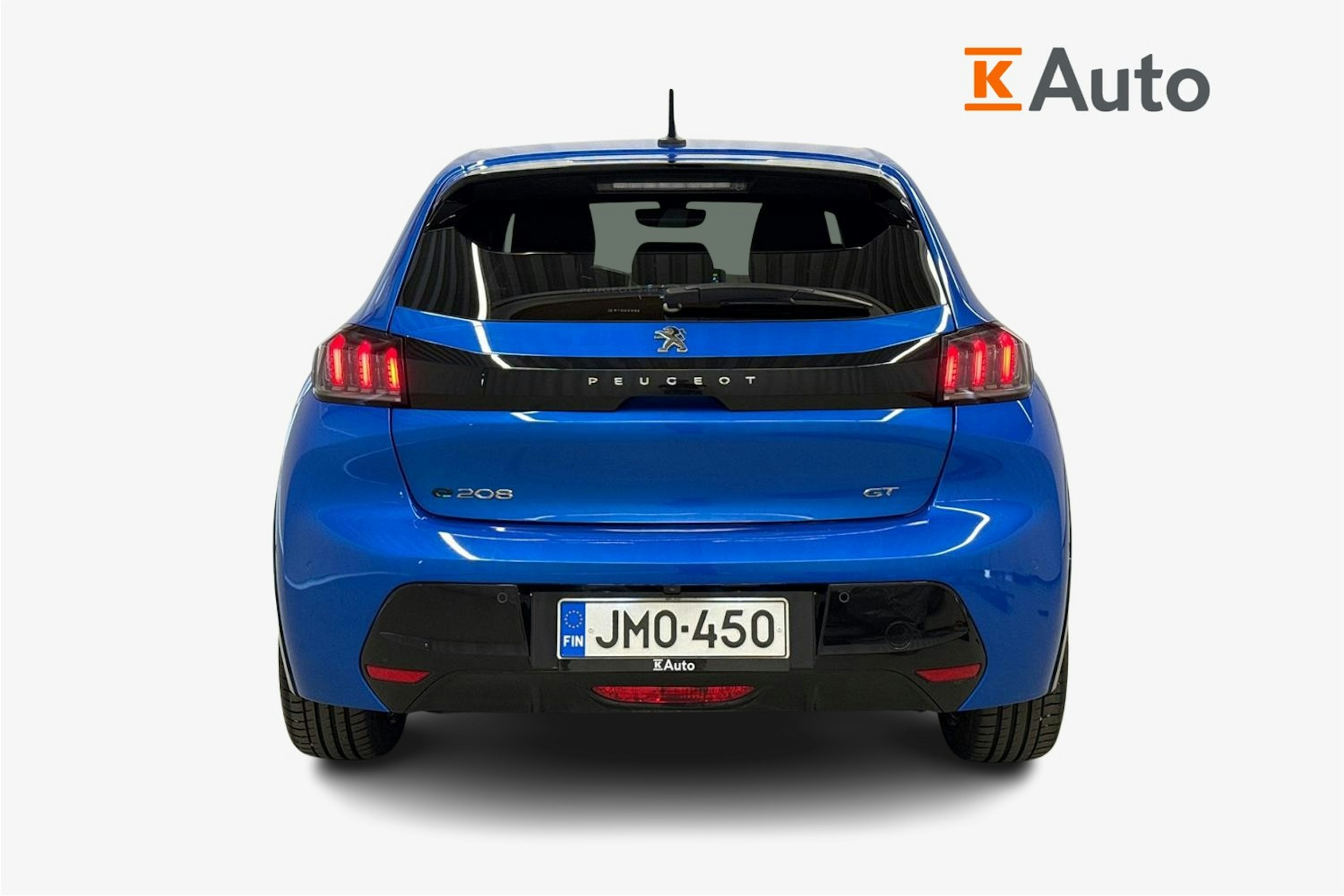 sininen Peugeot e-208 2021 kuva 3.