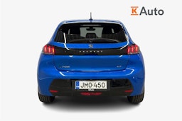 sininen Peugeot e-208 2021 kuva 3.