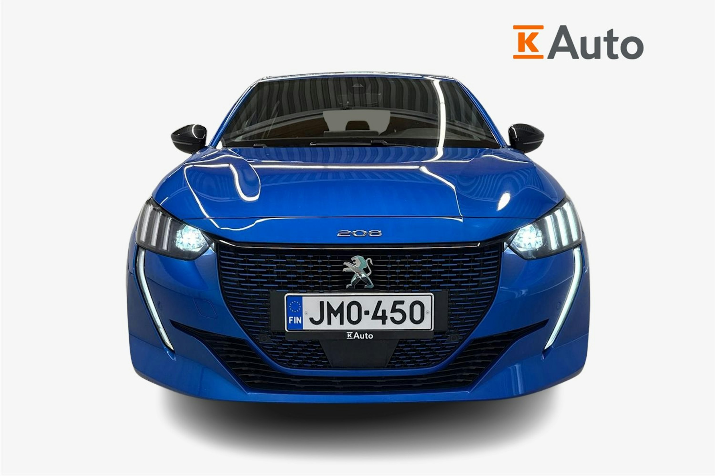 sininen Peugeot e-208 2021 kuva 5.