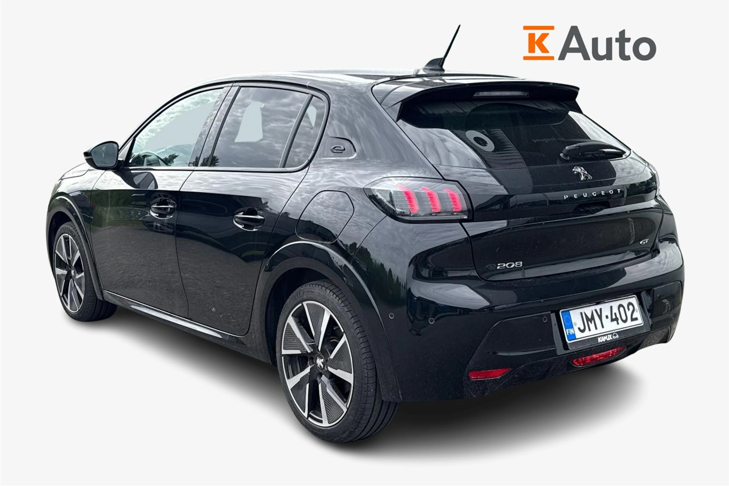 musta Peugeot e-208 2021 kuva 2.