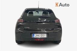 Musta Peugeot e-208 2021 kuva 3.