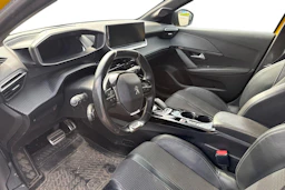 keltainen Peugeot e-208 2021 kuva 3.