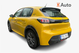Keltainen Peugeot e-208 2021 kuva 2.