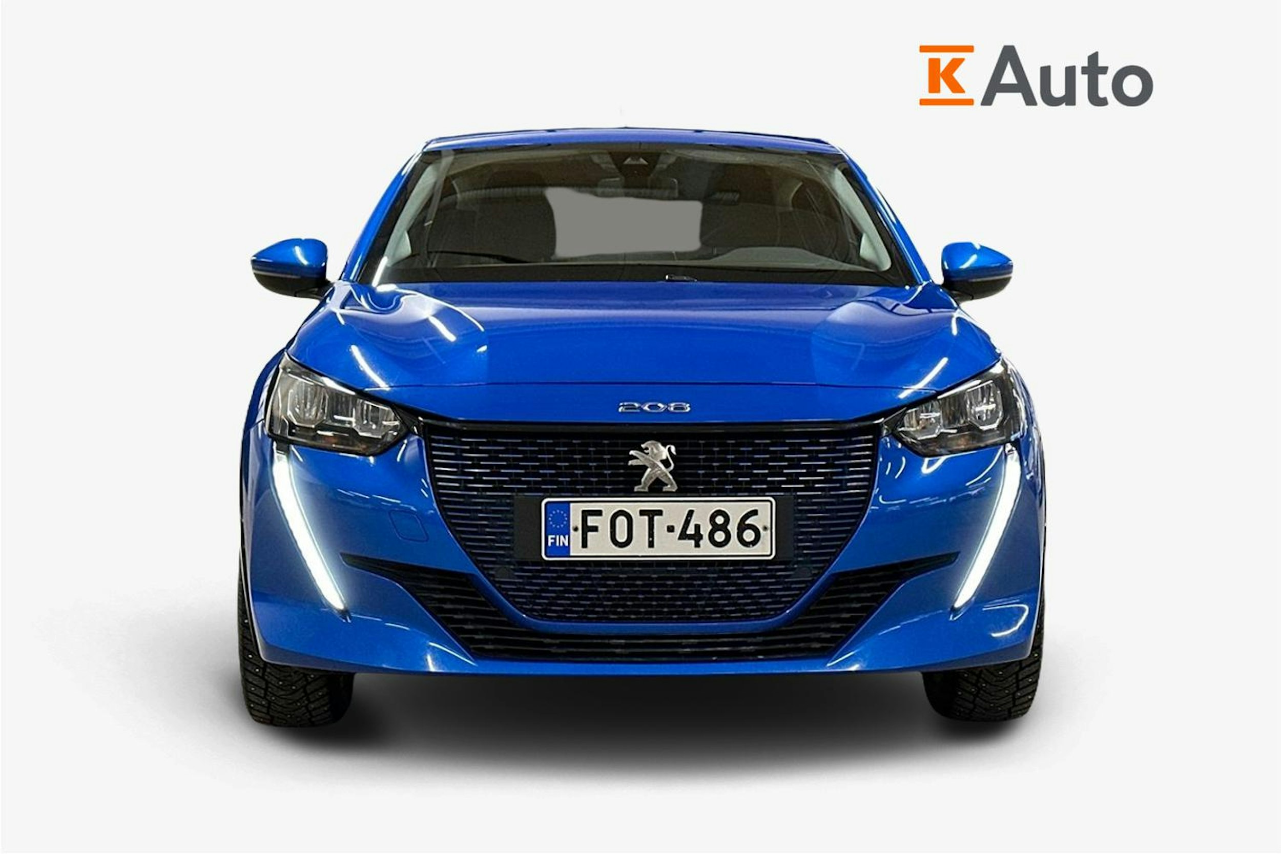 sininen Peugeot e-208 2022 kuva 5.