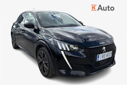 musta Peugeot e-208 2023 kuva 1.