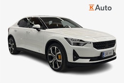 valkoinen Polestar 2 2020 kuva 1.