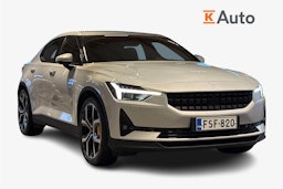 Valkoinen Polestar 2 2021 kuva 1.