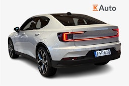 Valkoinen Polestar 2 2021 kuva 2.