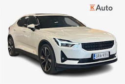 valkoinen Polestar 2 2021 kuva 1.
