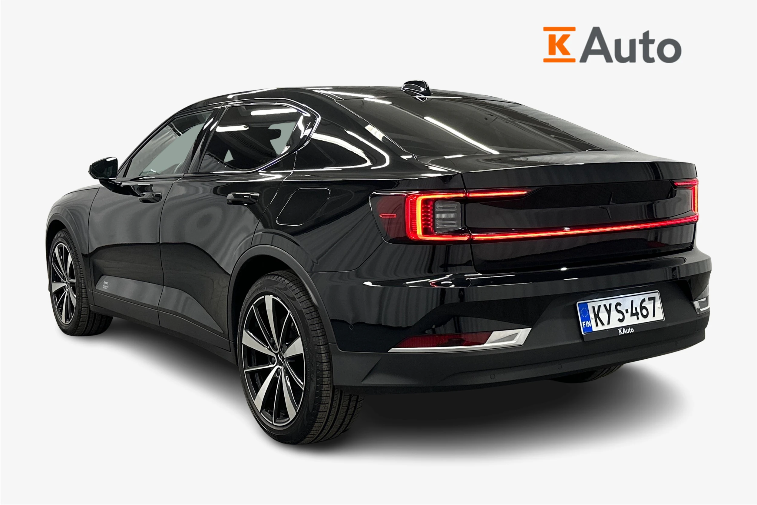 musta Polestar 2 2021 kuva 2.