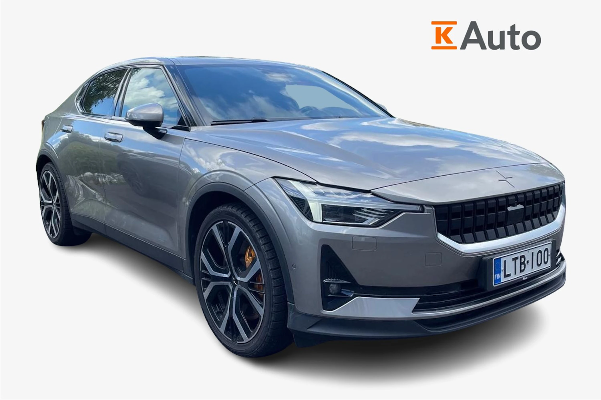 harmaa Polestar 2 2021 kuva 1.