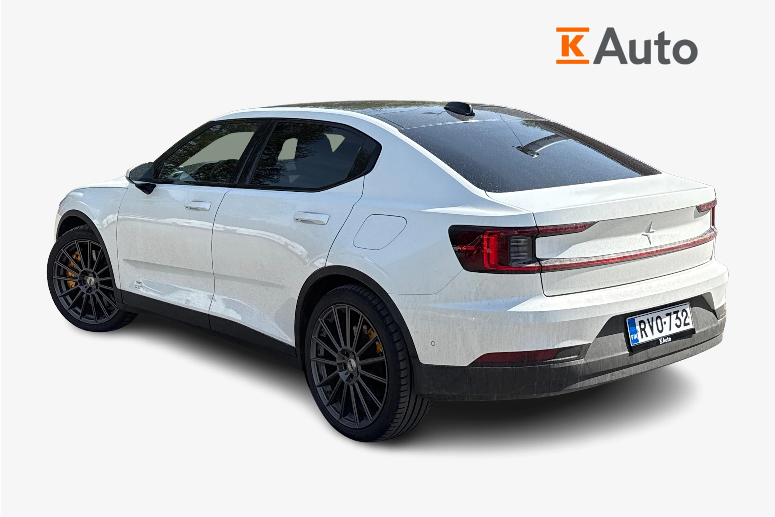 valkoinen Polestar 2 2021 kuva 2.