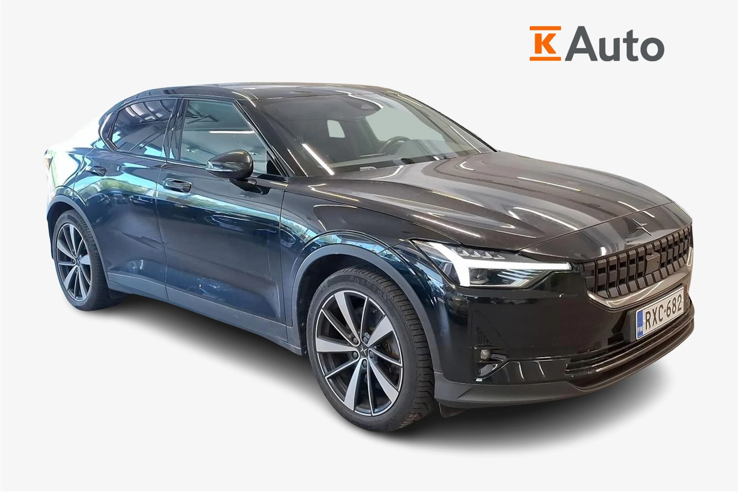 musta Polestar 2 2021 kuva 1.