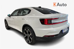 valkoinen Polestar 2 2021 kuva 2.