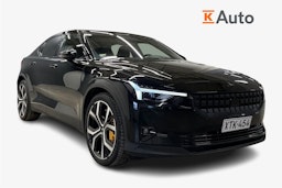 musta Polestar 2 2021 kuva 1.