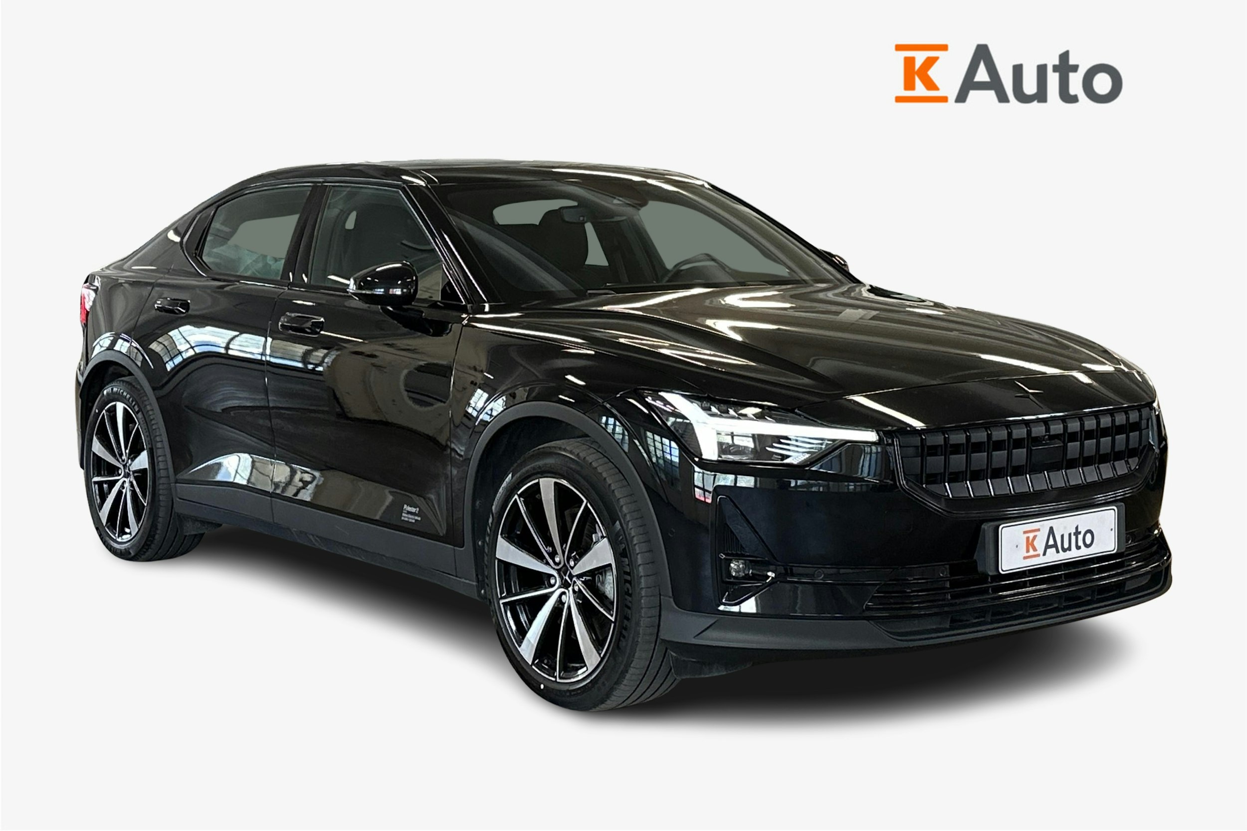 musta Polestar 2 2022 kuva 1.