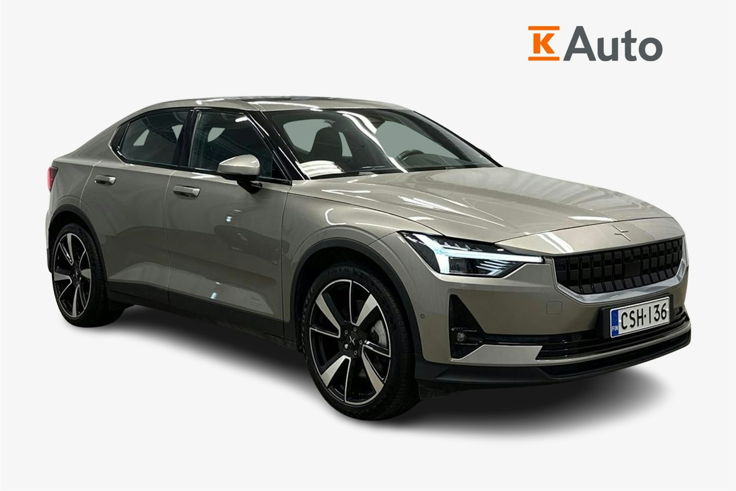 harmaa Polestar 2 2022 kuva 1.