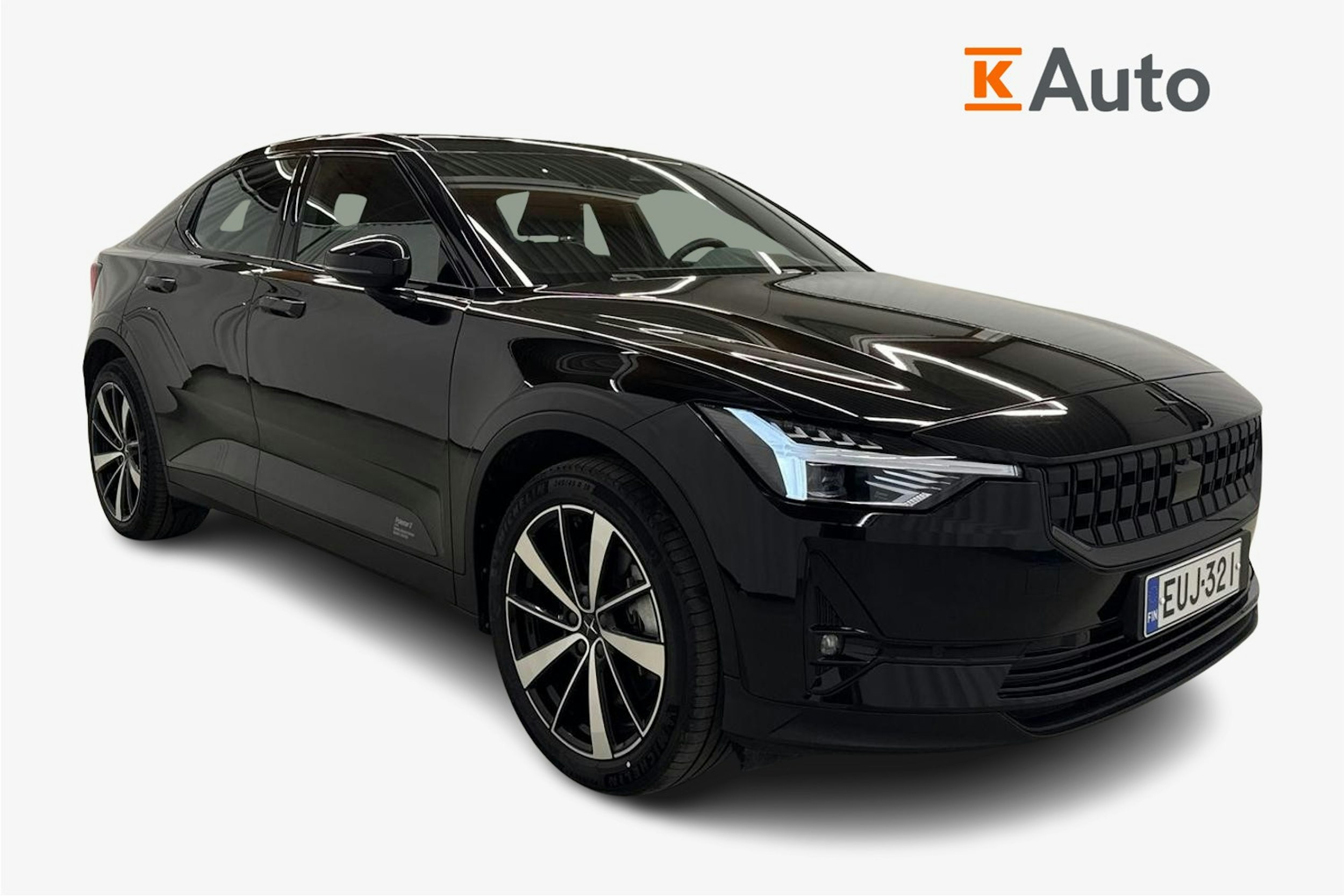 musta Polestar 2 2022 kuva 1.