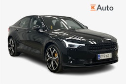 musta Polestar 2 2022 kuva 1.