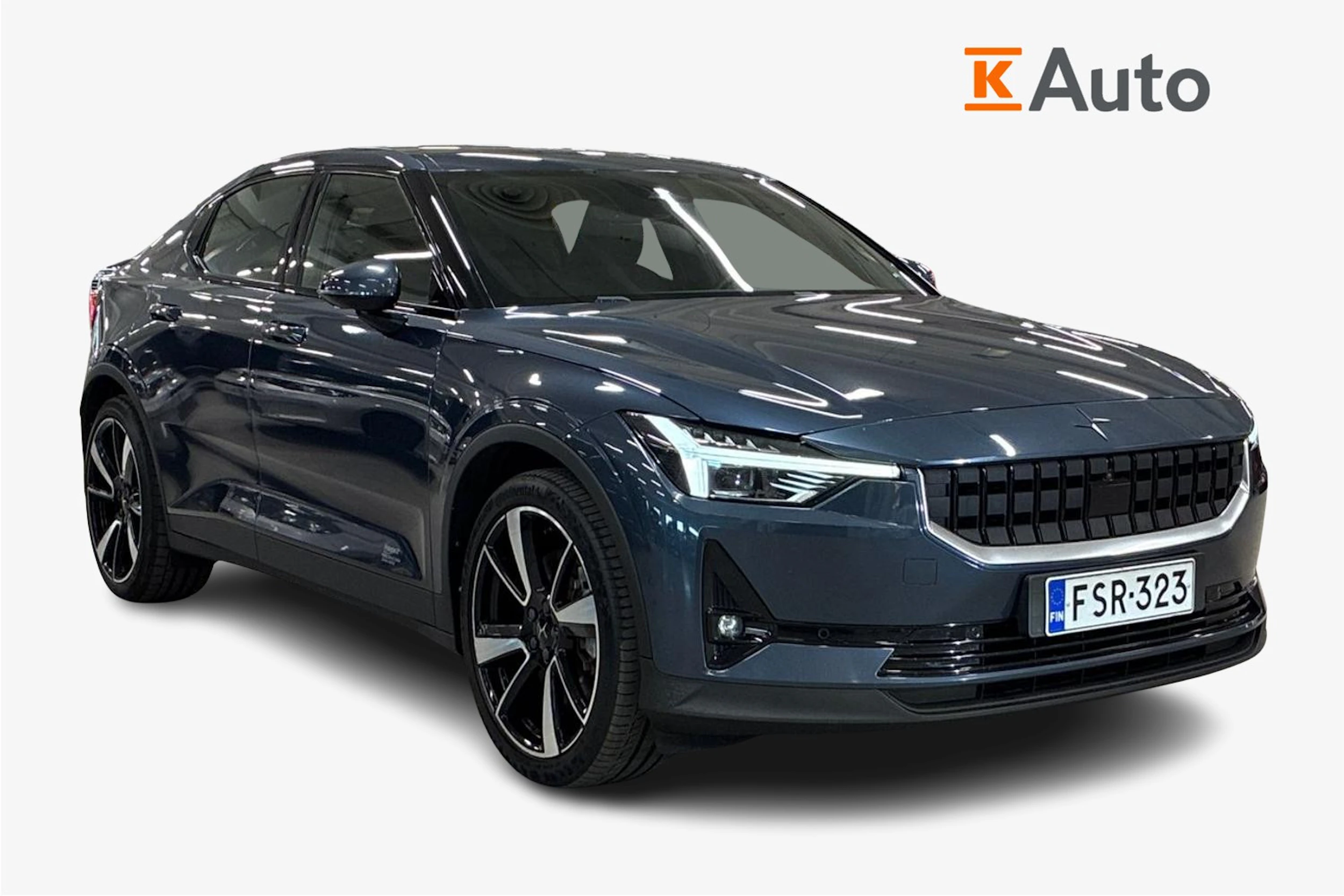 sininen Polestar 2 2022 kuva 1.