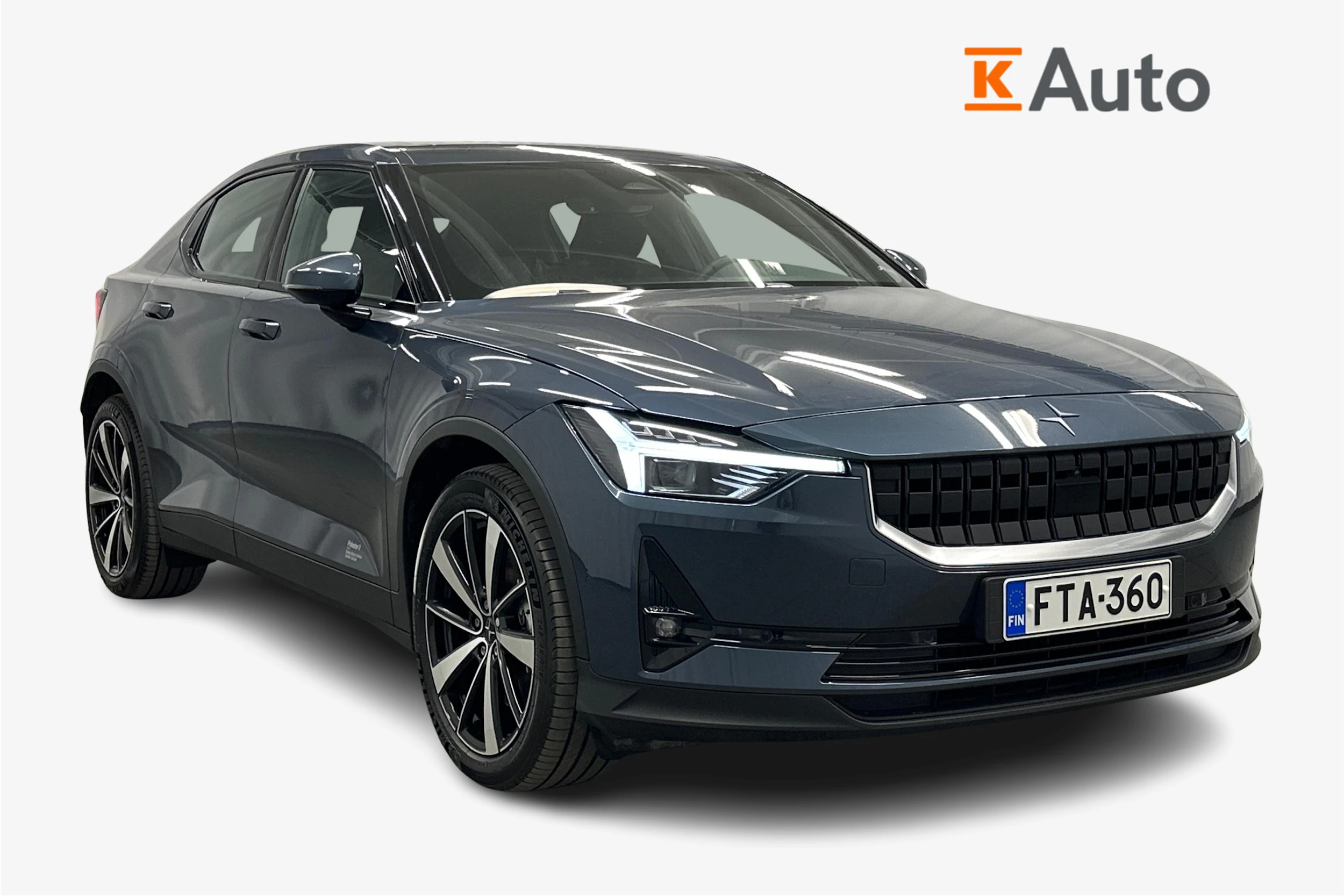 sininen Polestar 2 2022 kuva 1.