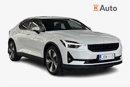 Valkoinen Polestar 2 2023 kuva 1.