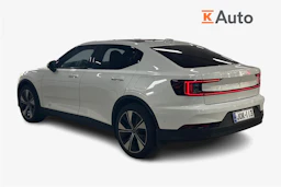 Valkoinen Polestar 2 2023 kuva 2.