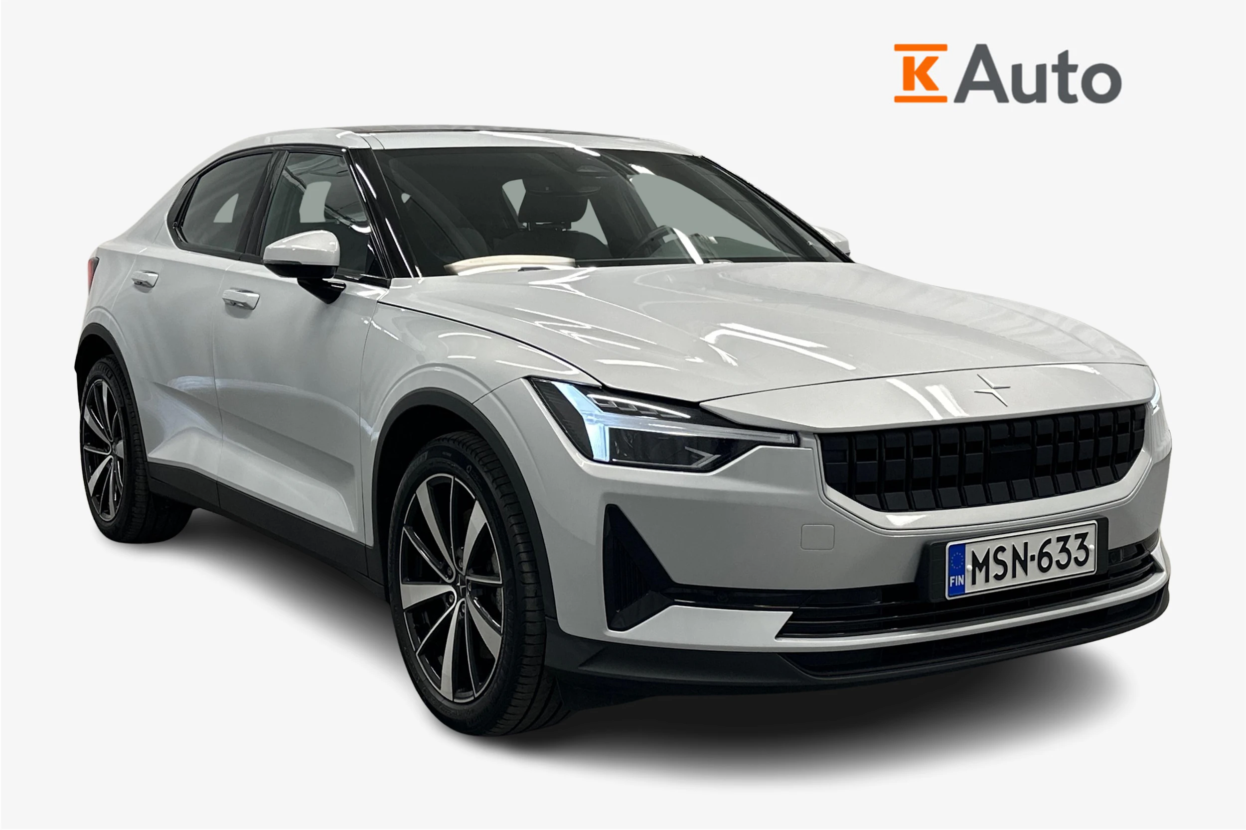 harmaa Polestar 2 2022 kuva 1.
