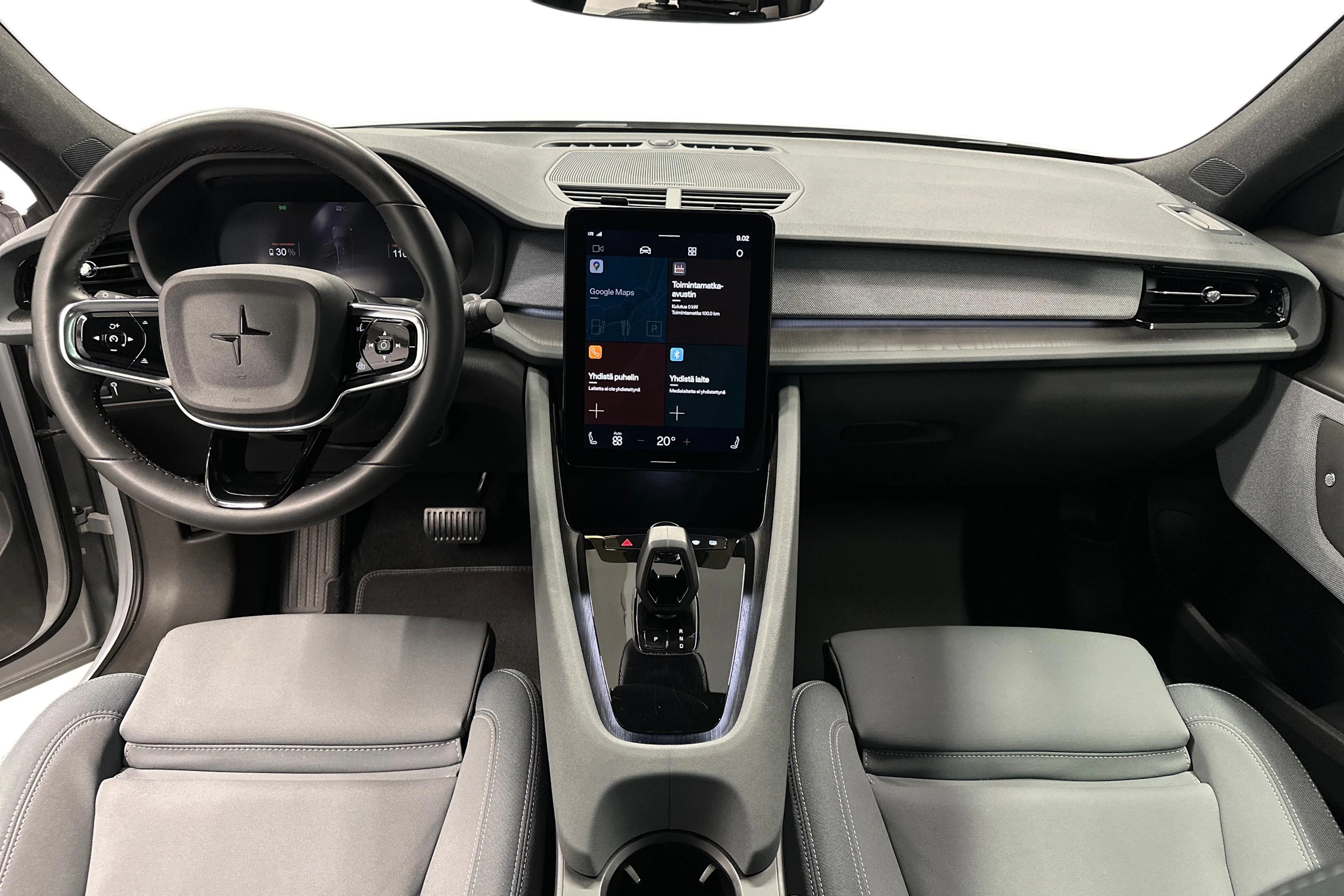 harmaa Polestar 2 2022 kuva 7.