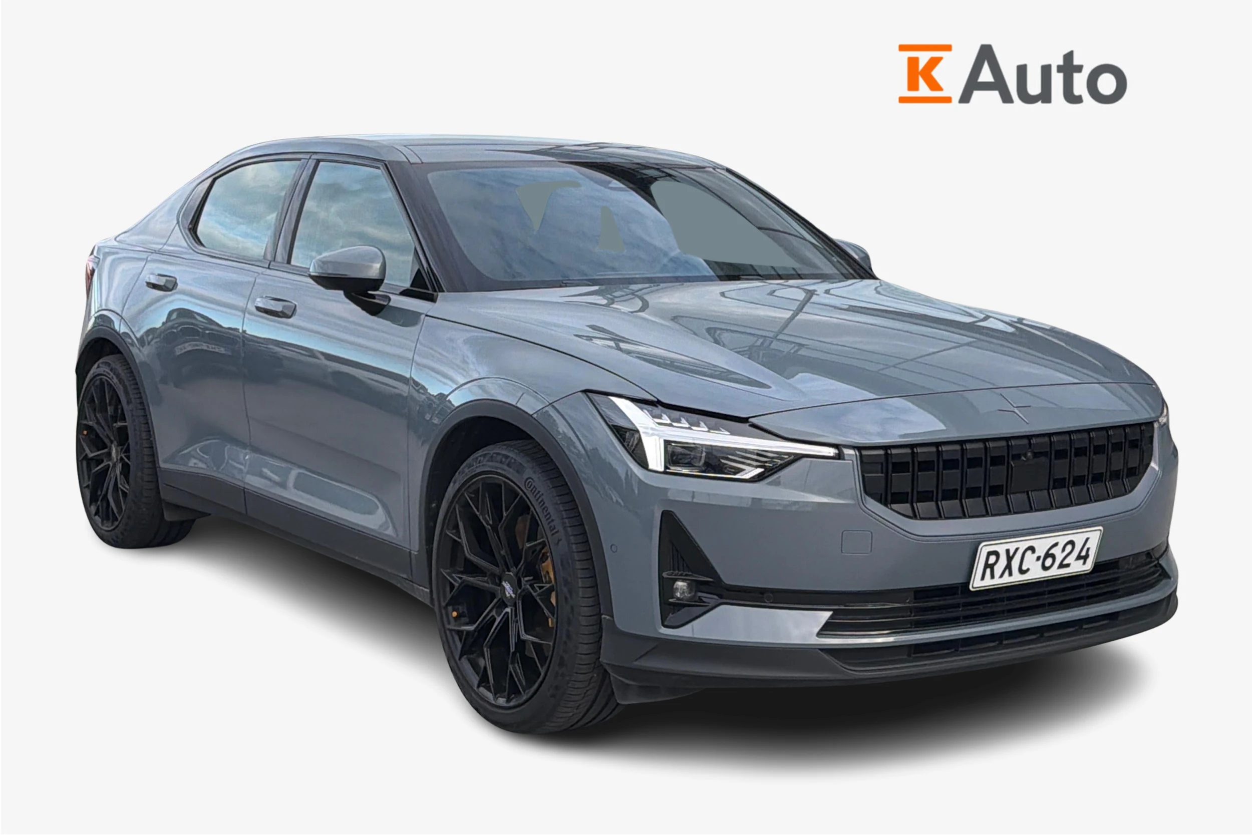Harmaa Polestar 2 2022 kuva 1.