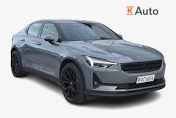 Harmaa Polestar 2 2022 kuva 1.
