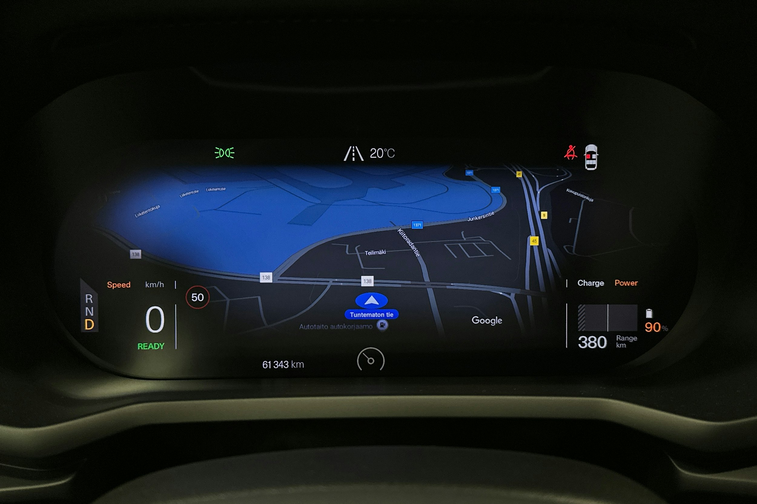 musta Polestar 2 2022 kuva 20.