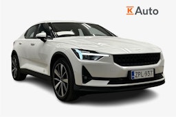 valkoinen Polestar 2 2022 kuva 1.