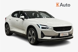 valkoinen Polestar 2 2023 kuva 1.
