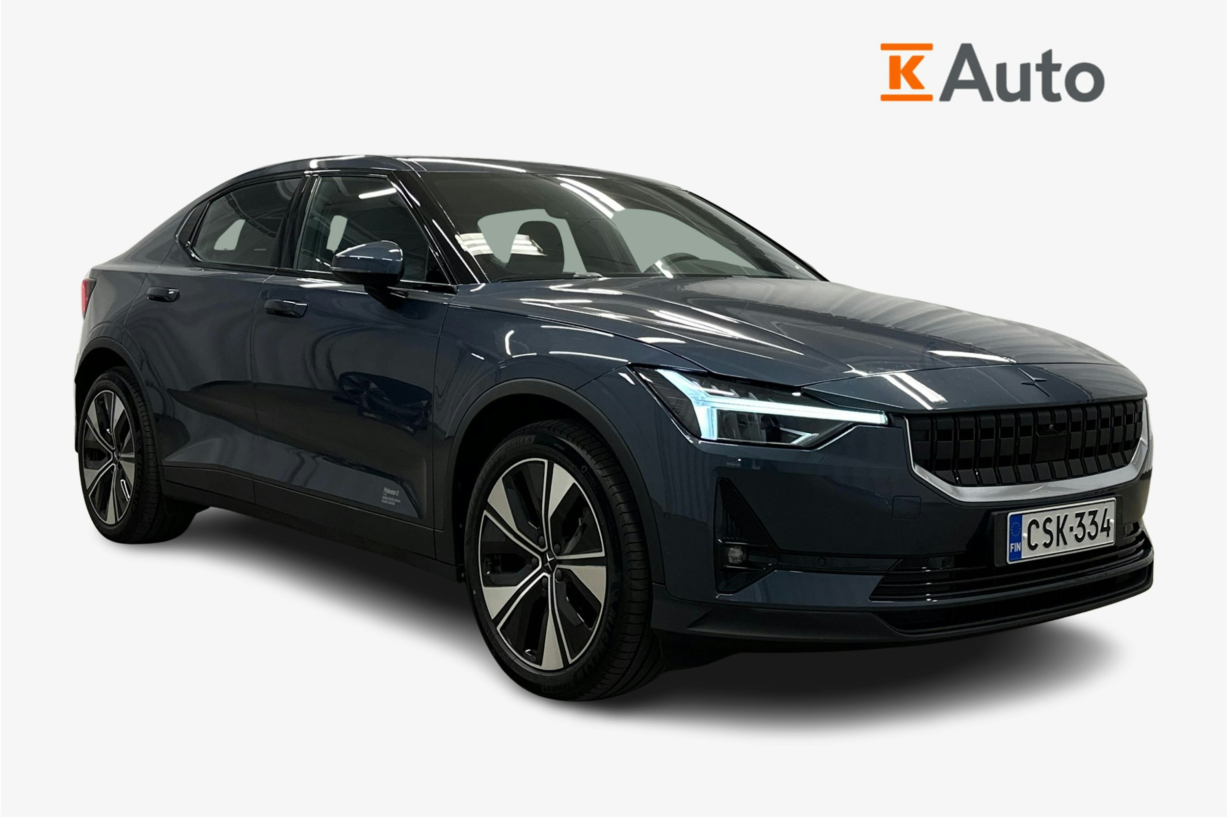 sininen Polestar 2 2023 kuva 1.
