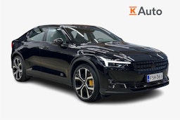 musta Polestar 2 2023 kuva 1.