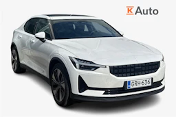 valkoinen Polestar 2 2023 kuva 1.