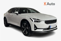 Valkoinen Polestar 2 2023 kuva 1.