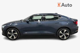 sininen Polestar 2 2023 kuva 7.