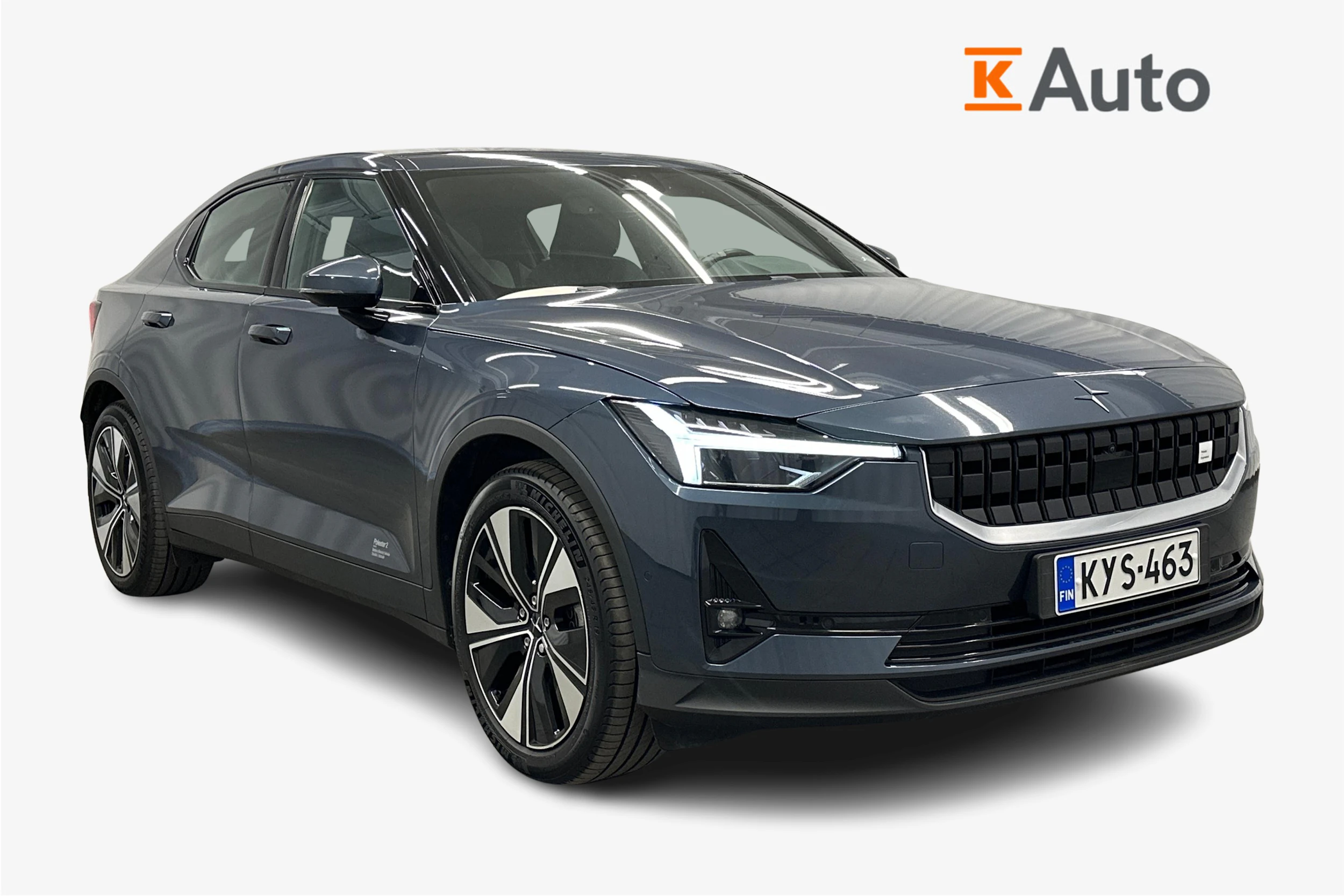 sininen Polestar 2 2023 kuva 1.