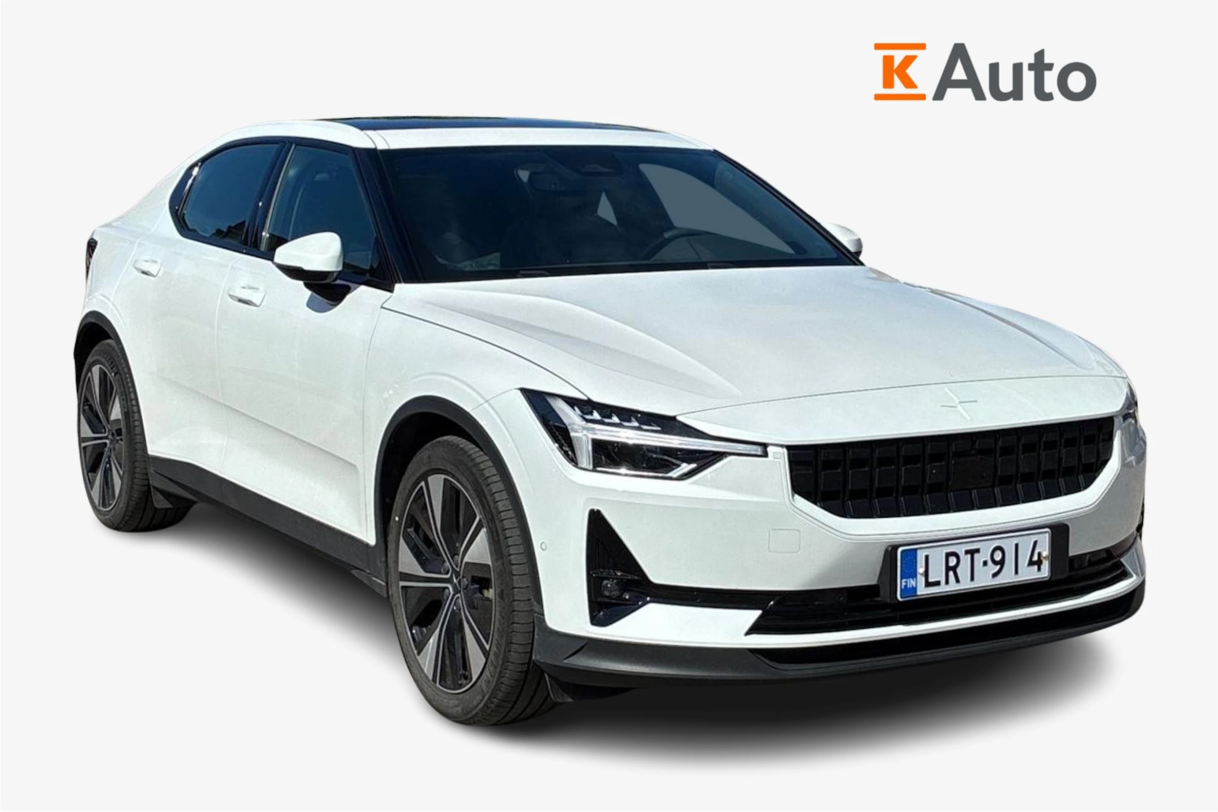 valkoinen Polestar 2 2023 kuva 1.