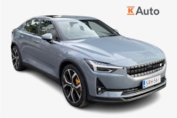harmaa Polestar 2 2023 kuva 1.