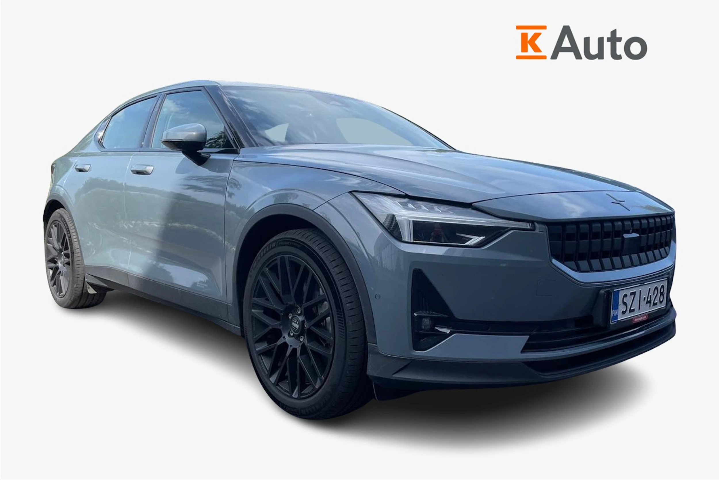 harmaa Polestar 2 2023 kuva 1.