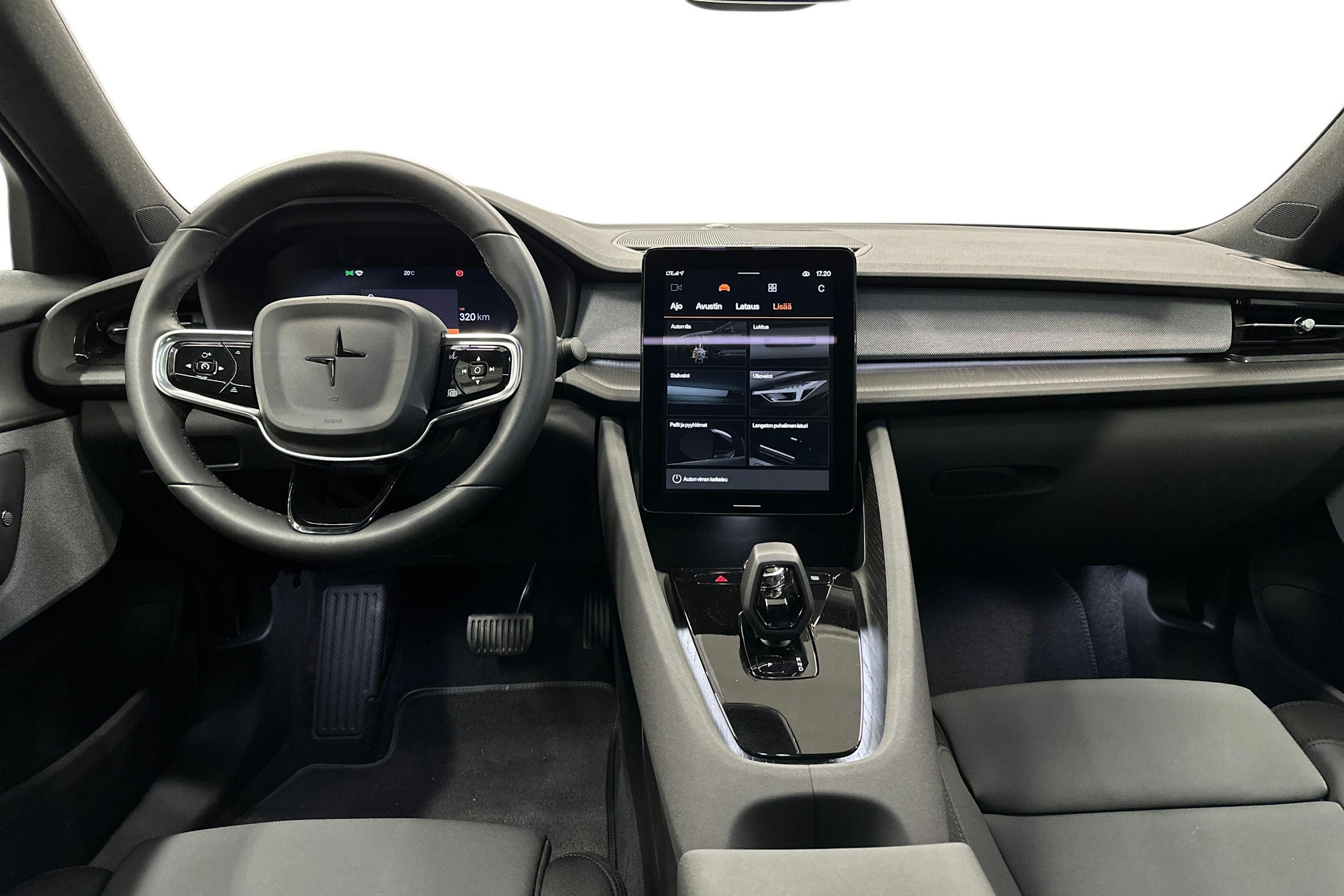 musta Polestar 2 2023 kuva 9.